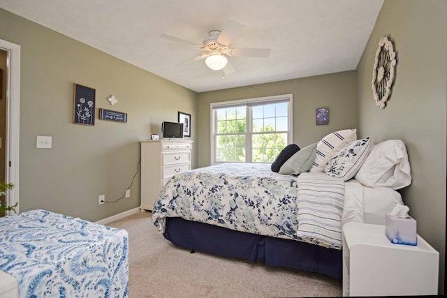 3115 Sable Oaks Rd, Bloomington, IL 61704 - bedroom featuring carpet and a ceiling fan