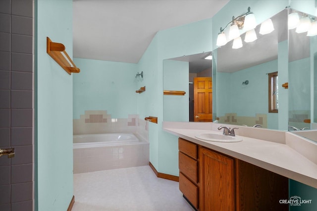 1225 Whitetail Ln, Sandwich, IL 60548 - full bathroom with a bath and vanity