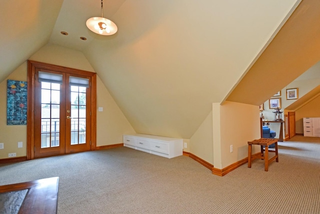 9 Harwood Pl, Bloomington, IL 61701 - bonus room featuring carpet floors and vaulted ceiling