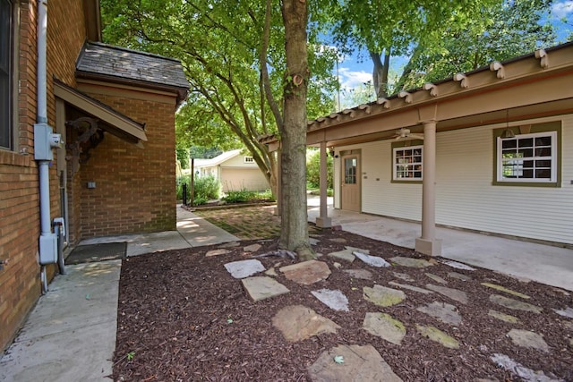 9 Harwood Pl, Bloomington, IL 61701 - view of yard with a patio area