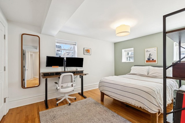 2118 W Schiller St Unit Ch, Chicago, IL 60622 - bedroom featuring wood finished floors and a desk