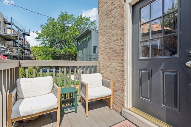 2118 W Schiller St Unit Ch, Chicago, IL 60622 - view of deck