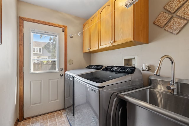 1304 Sheffield Ct, Carol Stream, IL 60188 - washroom featuring independent washer and dryer and cabinet space