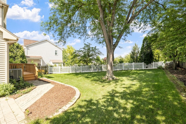 1304 Sheffield Ct, Carol Stream, IL 60188 - fenced backyard with a deck