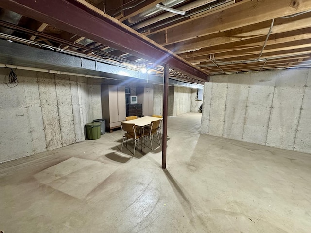 1304 Sheffield Ct, Carol Stream, IL 60188 - view of unfinished below grade area