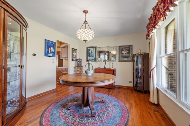 1304 Sheffield Ct, Carol Stream, IL 60188 - dining room featuring wood finished floors and healthy amount of natural light