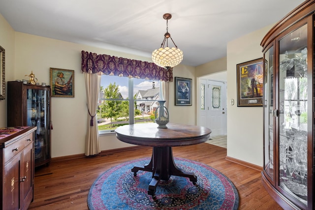 1304 Sheffield Ct, Carol Stream, IL 60188 - dining room featuring wood finished floors