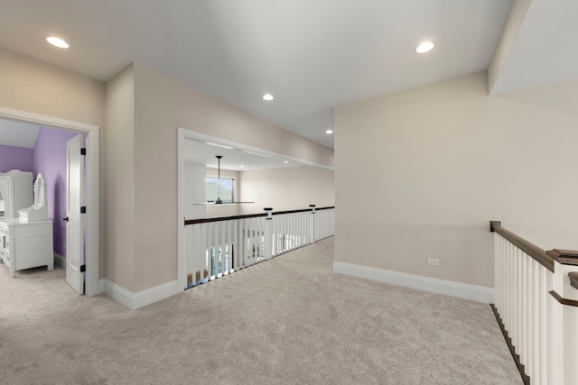 4216 Carpenter Rd, Naperville, IL 60564 - hall featuring carpet floors and recessed lighting