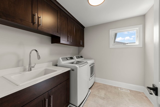 4216 Carpenter Rd, Naperville, IL 60564 - washroom featuring separate washer and dryer and cabinet space