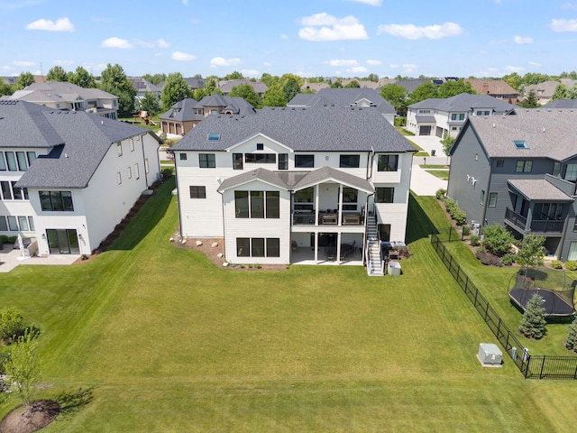 4216 Carpenter Rd, Naperville, IL 60564 - aerial perspective of suburban area