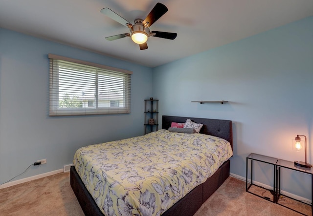 1213 Rose Ct, Bartlett, IL 60103 - bedroom featuring carpet and ceiling fan
