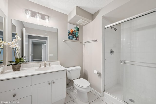 800 Elgin Rd Unit 1406, Evanston, IL 60201 - full bath with a shower stall, vanity, and tile patterned floors