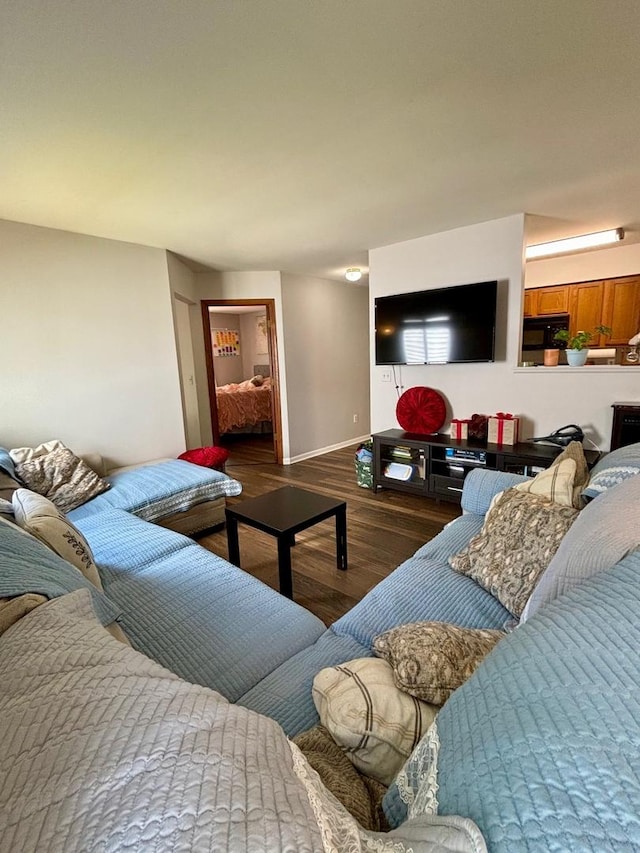 14155 S Hemingway Cir, Plainfield, IL 60544 - living area with wood finished floors and baseboards