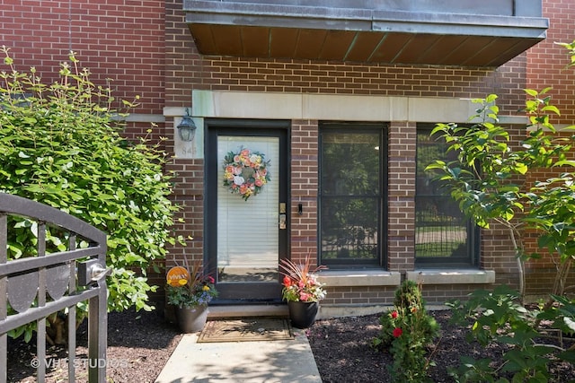 843 W College Pkwy, Chicago, IL 60608 - property entrance with brick siding