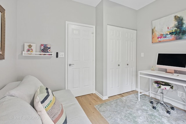 843 W College Pkwy, Chicago, IL 60608 - home office featuring wood finished floors and baseboards