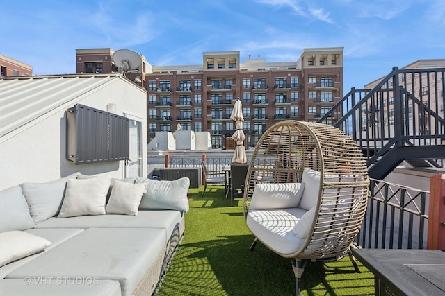 843 W College Pkwy, Chicago, IL 60608 - view of patio / terrace with an outdoor living space