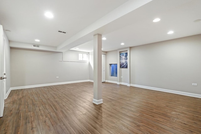 12133 Black Pine Trl, Homer Glen, IL 60491 - basement featuring recessed lighting and wood finished floors
