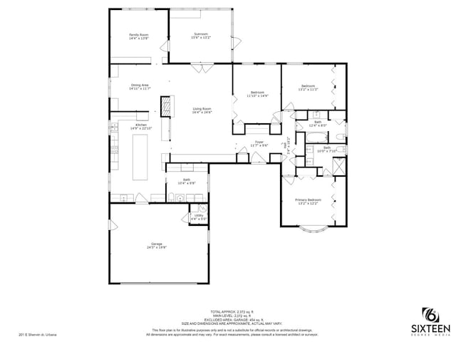 201 E Sherwin Dr, Urbana, IL 61802 - view of floor plan / room layout
