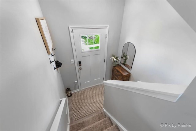 864 Briar Glen Ct, Hampshire, IL 60140 - stairs with carpet floors
