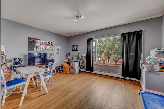 1336 Cuyler Ave, Berwyn, IL 60402 - home office with wood finished floors