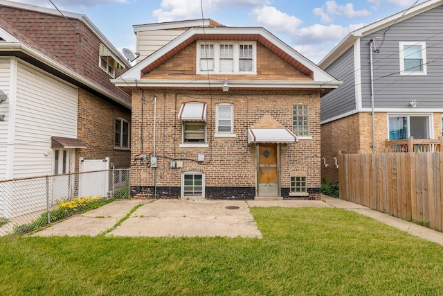 1336 Cuyler Ave, Berwyn, IL 60402 - rear view of property with brick siding and a patio