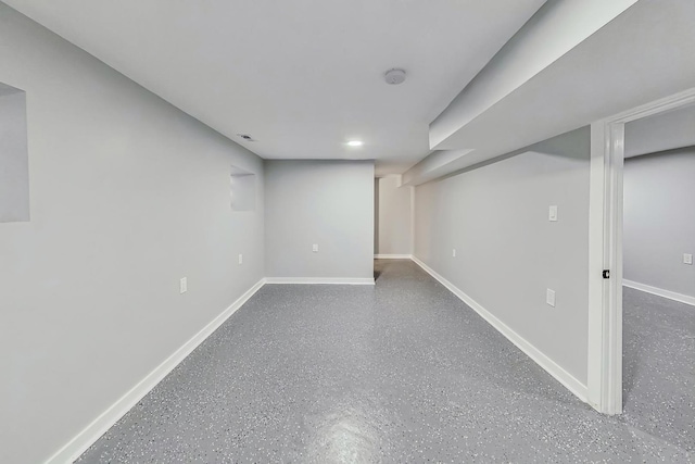 10510 S State St, Chicago, IL 60628 - finished below grade area featuring baseboards