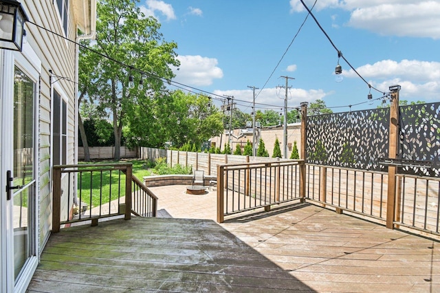 30 S Slusser St, Grayslake, IL 60030 - deck with a fenced backyard