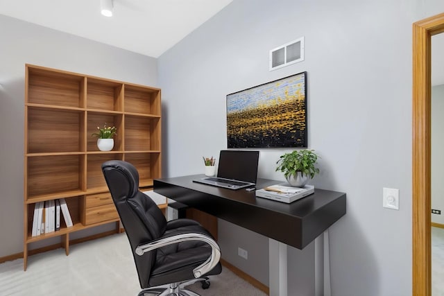 924 Millcreek Cir, Elgin, IL 60123 - office area featuring light carpet and baseboards