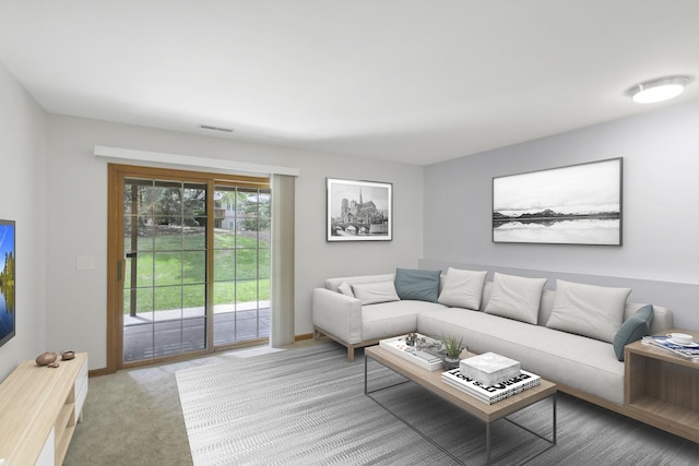 924 Millcreek Cir, Elgin, IL 60123 - living room with carpet floors and baseboards