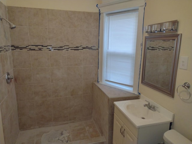 7120 S Eberhart Ave, Chicago, IL 60619 - full bath with vanity and tiled shower