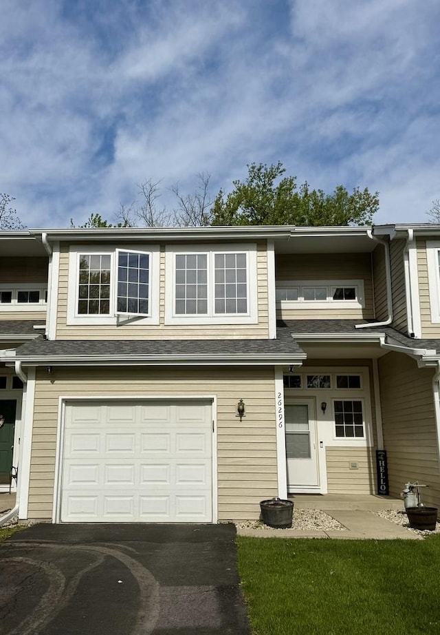 26296 N Green St Unit 5C, Mundelein, IL 60060 - view of front of property featuring driveway and a garage