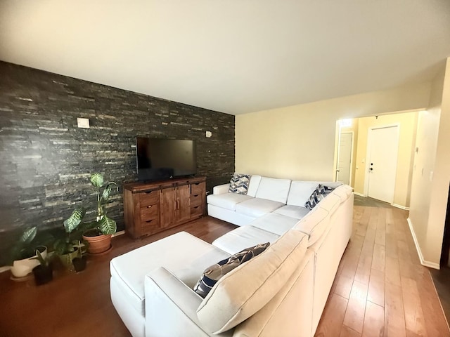 26296 N Green St Unit 5C, Mundelein, IL 60060 - living room featuring wood finished floors