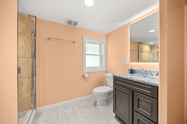 9070 Shady Ln, Hickory Hills, IL 60457 - full bath featuring vanity, tiled shower, and tile patterned flooring