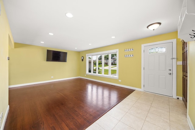 9070 Shady Ln, Hickory Hills, IL 60457 - foyer entrance featuring plenty of natural light, light wood-style floors, and recessed lighting