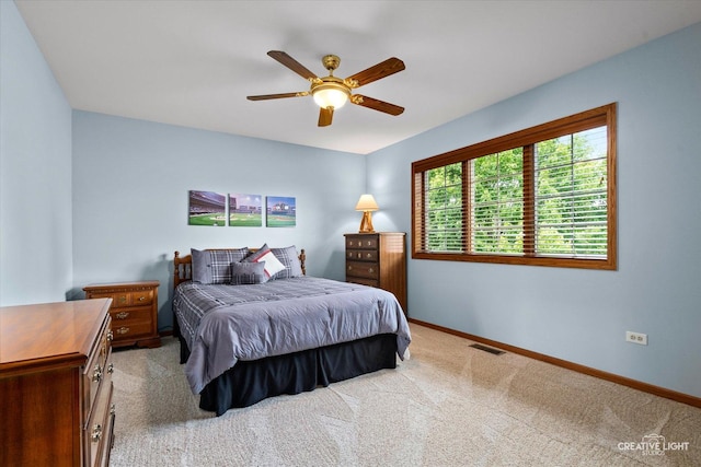 10660 Great Egret Dr, Orland Park, IL 60467 - bedroom featuring carpet flooring and a ceiling fan
