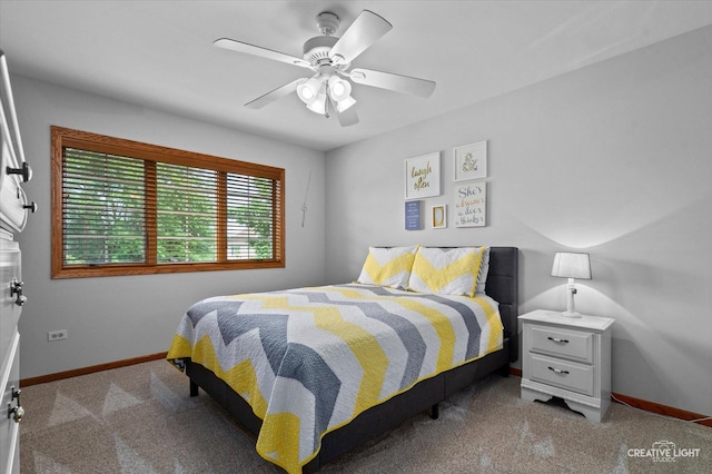 10660 Great Egret Dr, Orland Park, IL 60467 - carpeted bedroom featuring baseboards and ceiling fan
