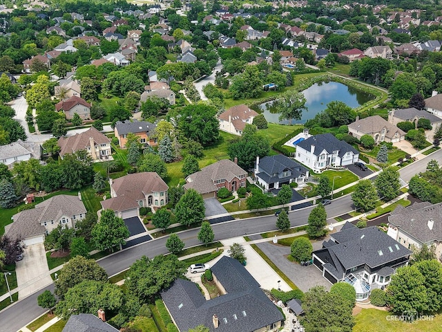 10660 Great Egret Dr, Orland Park, IL 60467 - aerial perspective of suburban area featuring a large body of water