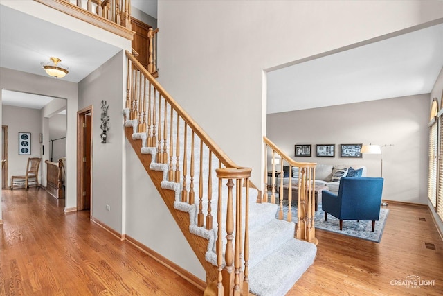 10660 Great Egret Dr, Orland Park, IL 60467 - stairs with wood finished floors