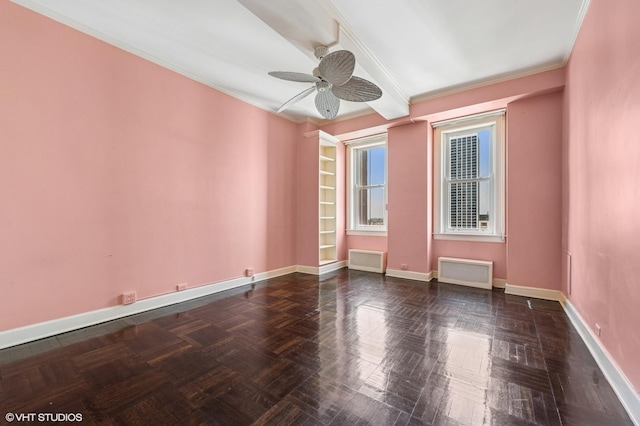 1550 N State Pkwy Unit 801, Chicago, IL 60610 - unfurnished room with ceiling fan and ornamental molding