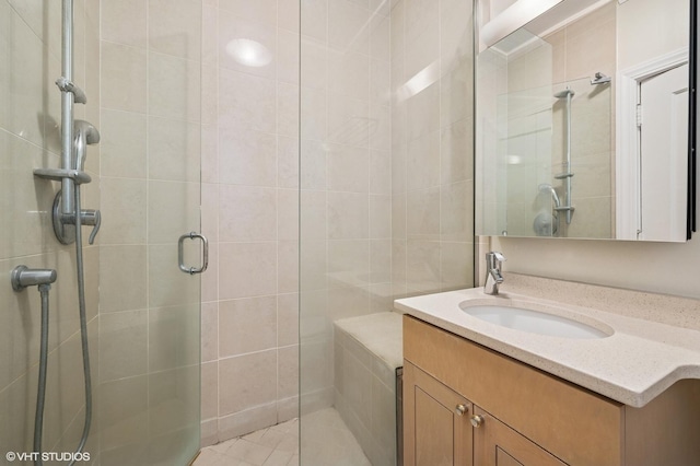 1550 N State Pkwy Unit 801, Chicago, IL 60610 - full bath featuring a shower stall and vanity