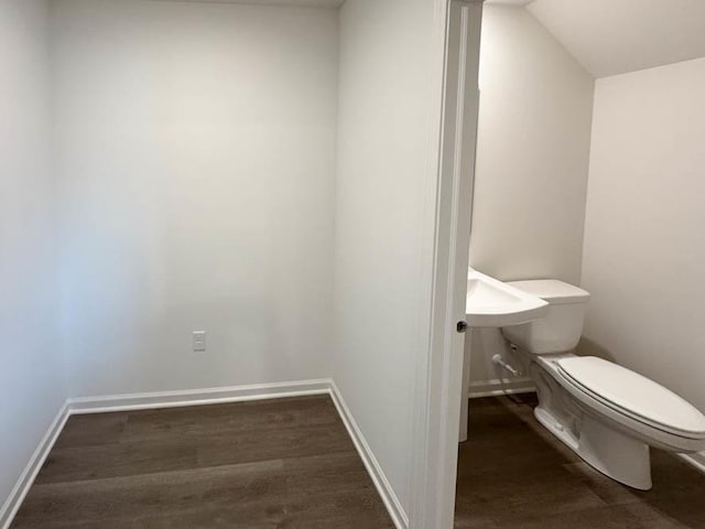 1100 58th Rd Unit 0020, Union Grove, WI 53182 - bathroom featuring toilet and wood finished floors