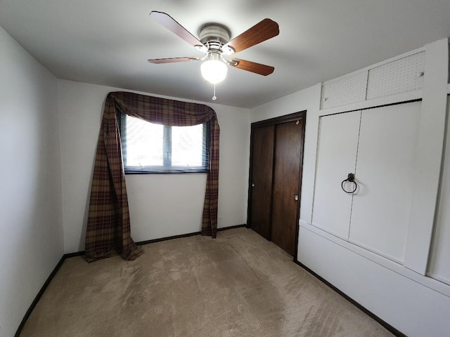 17227 70th Ave, Tinley Park, IL 60477 - unfurnished bedroom with light colored carpet and a ceiling fan