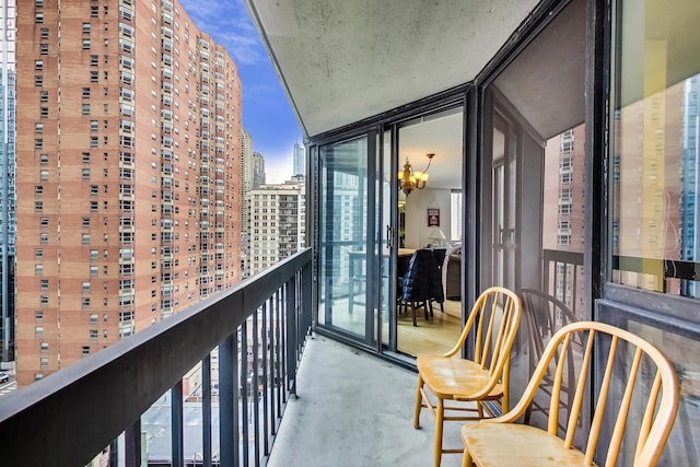 33 W Delaware Pl Unit 13A, Chicago, IL 60610 - balcony featuring a view of city