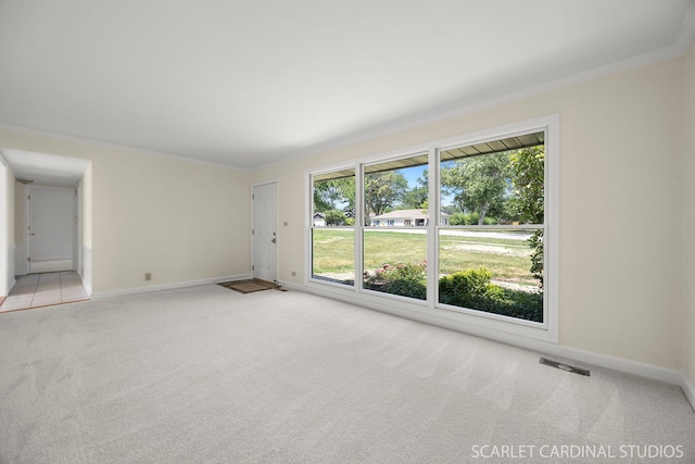 532 E Hawthorne Blvd, Wheaton, IL 60187 - carpeted spare room with crown molding and baseboards