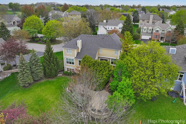 4 Shadow Creek Ct, Lake In The Hills, IL 60156 - aerial perspective of suburban area