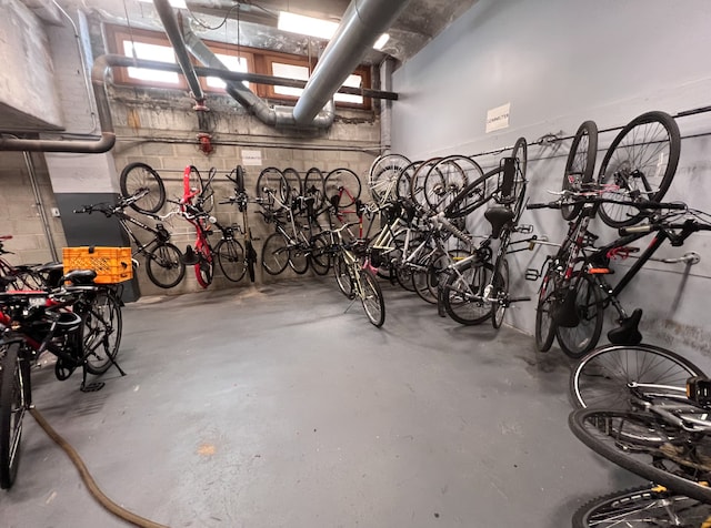 801 S Wells St Unit 303, Chicago, IL 60607 - garage featuring bike storage