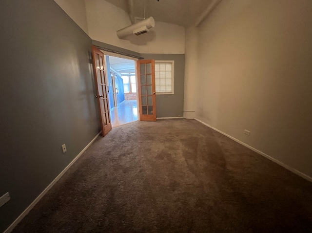 801 S Wells St Unit 303, Chicago, IL 60607 - spare room with carpet floors and lofted ceiling