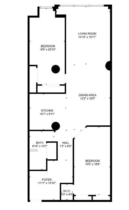 801 S Wells St Unit 303, Chicago, IL 60607 - view of floor plan / room layout