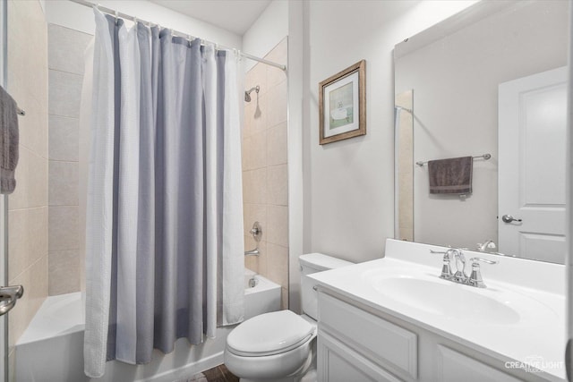 3385 Pecos Cir, Montgomery, IL 60538 - bathroom with vanity and shower / bathtub combination with curtain