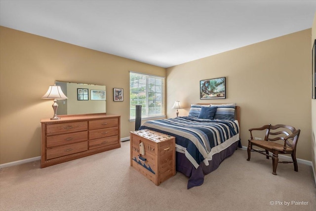 2636 Bainbridge Blvd, West Chicago, IL 60185 - bedroom featuring light carpet and baseboards